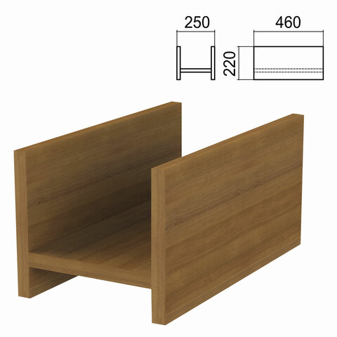 Подставка под системный блок "Арго", 250х460х220 мм, орех