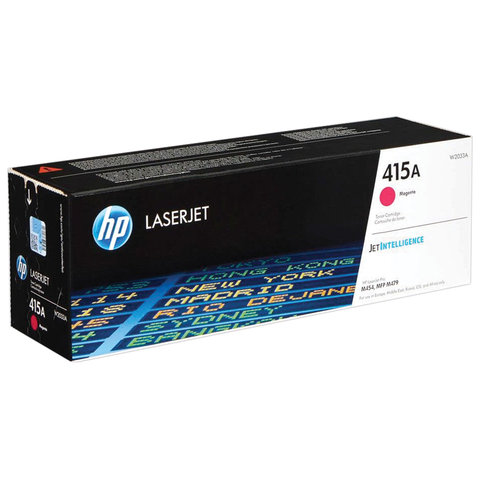 Картридж лазерный HP (W2033A) Color LaserJet M454dn/M479dw и др, №415A, пурпурный,, оригинальный, ресурс 2100 страниц